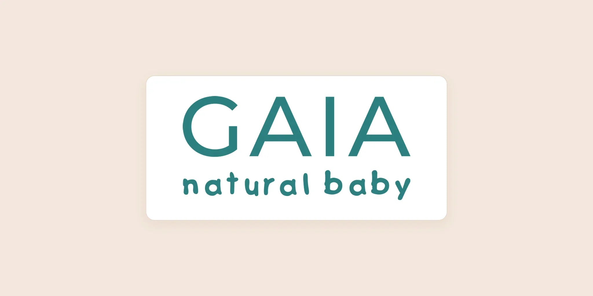 GAIA logo centered on a light warm background