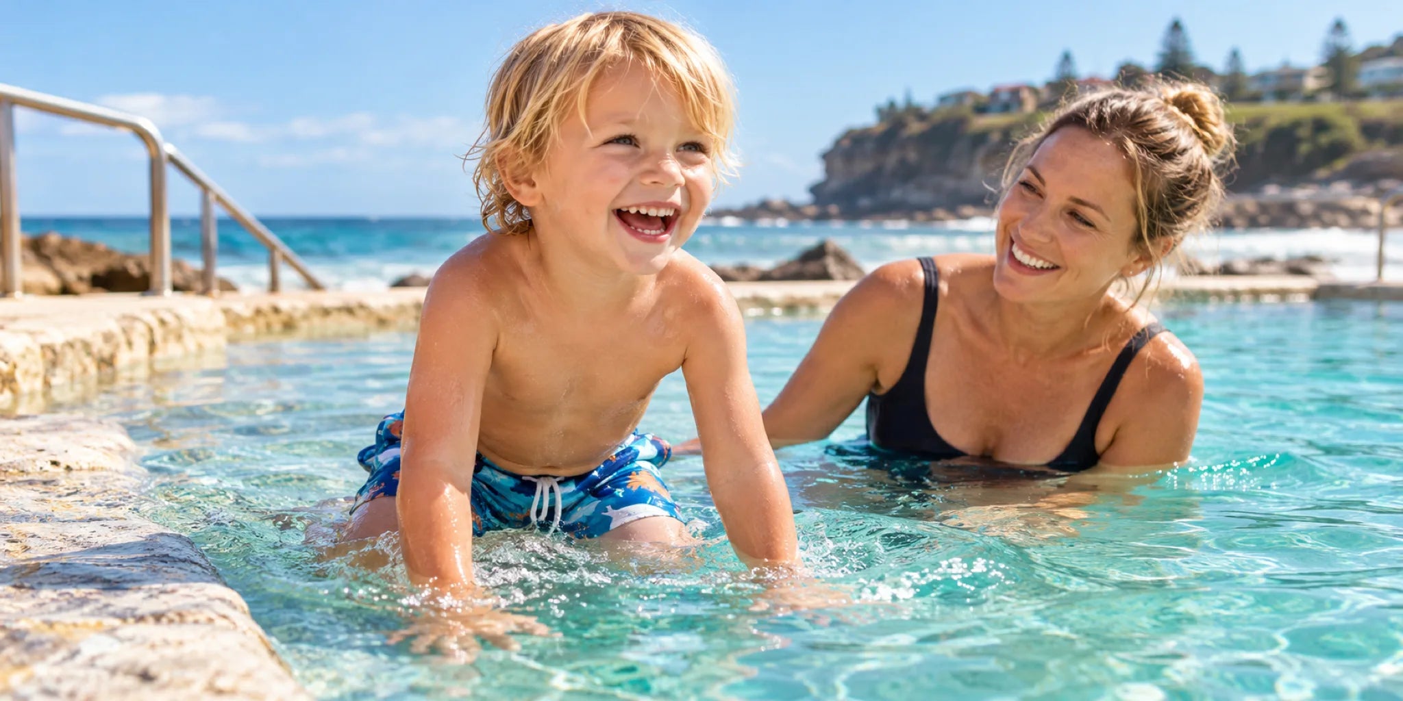 Lifestyle banner for Kids Swim Nappies at Incontinence Essentials