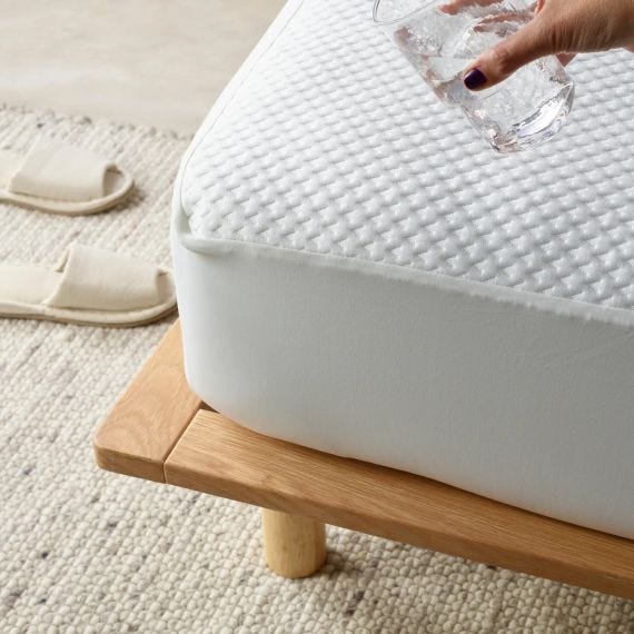 Staydry Duradeluxe Absorbent Mattress Protector Queen Waterproof STAYCC14DD