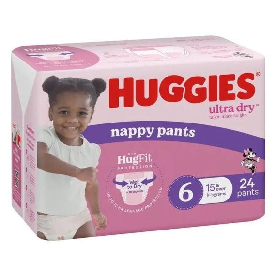 Huggies Nappy Pants Junior Girl