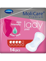 MoliCare Premium Lady Pads 4 Drops packaging