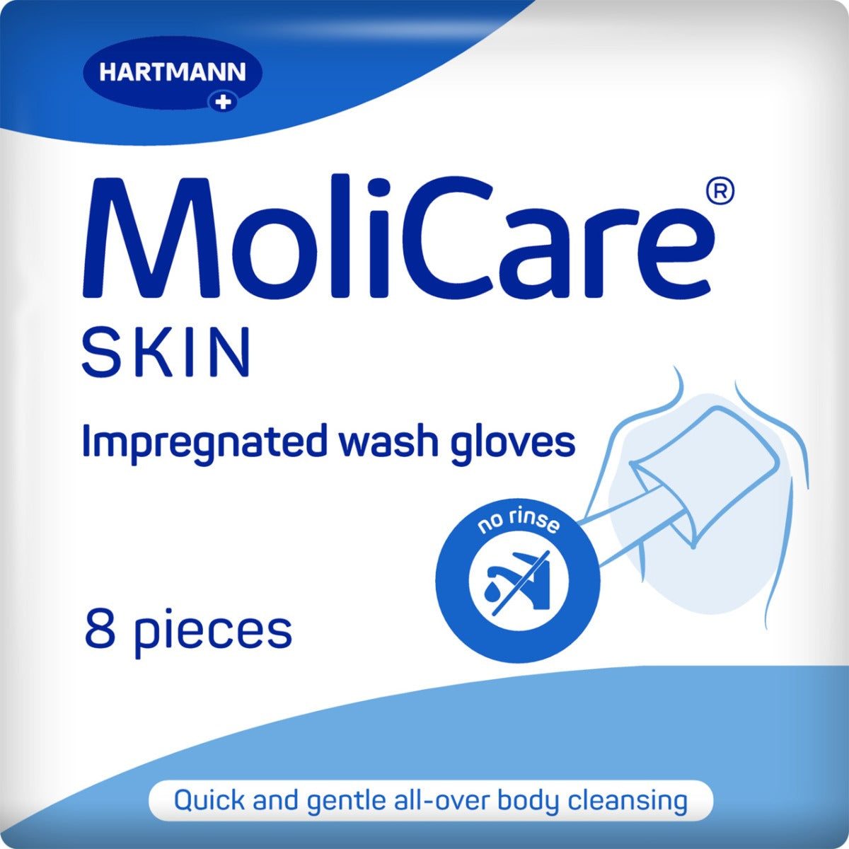 Molicare Skin Impregnated Wash Gloves 995074