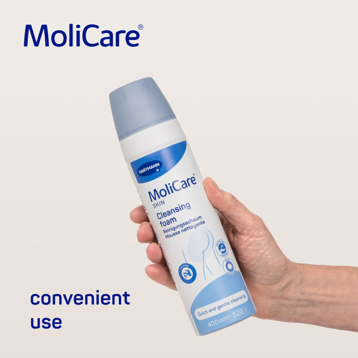Molicare Skin Cleansing Foam 400ml 995016
