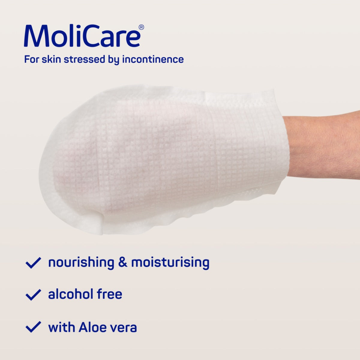 Molicare Skin Impregnated Wash Gloves 995074
