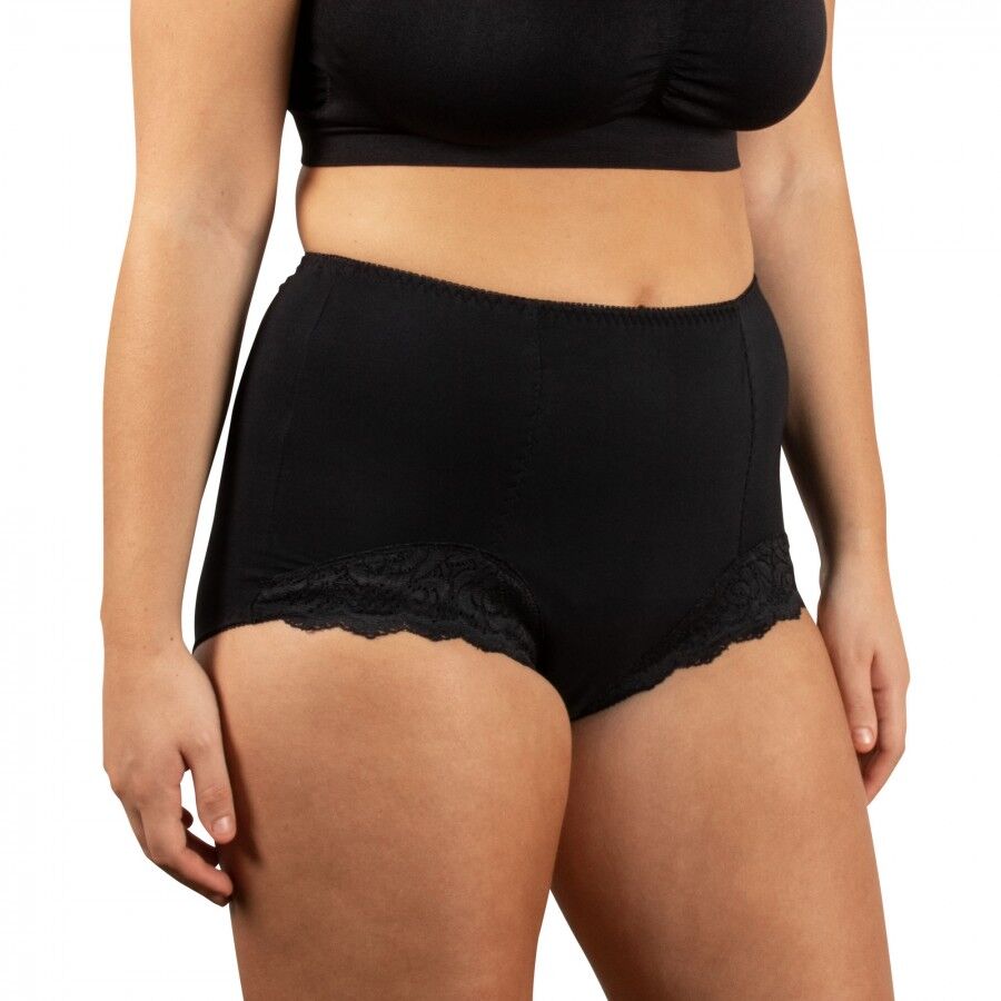 Ladies Briefs Chantilly Lace Size 16 - Black Conni 5601-16-B