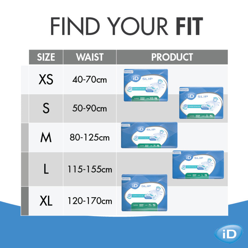 ID Slip Bariatric Super 175-210cm Extra Extra Large 3200ml 5630575150