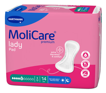 MoliCare Premium Lady Pad 400x162mm 5 Drops 1045ml 168051