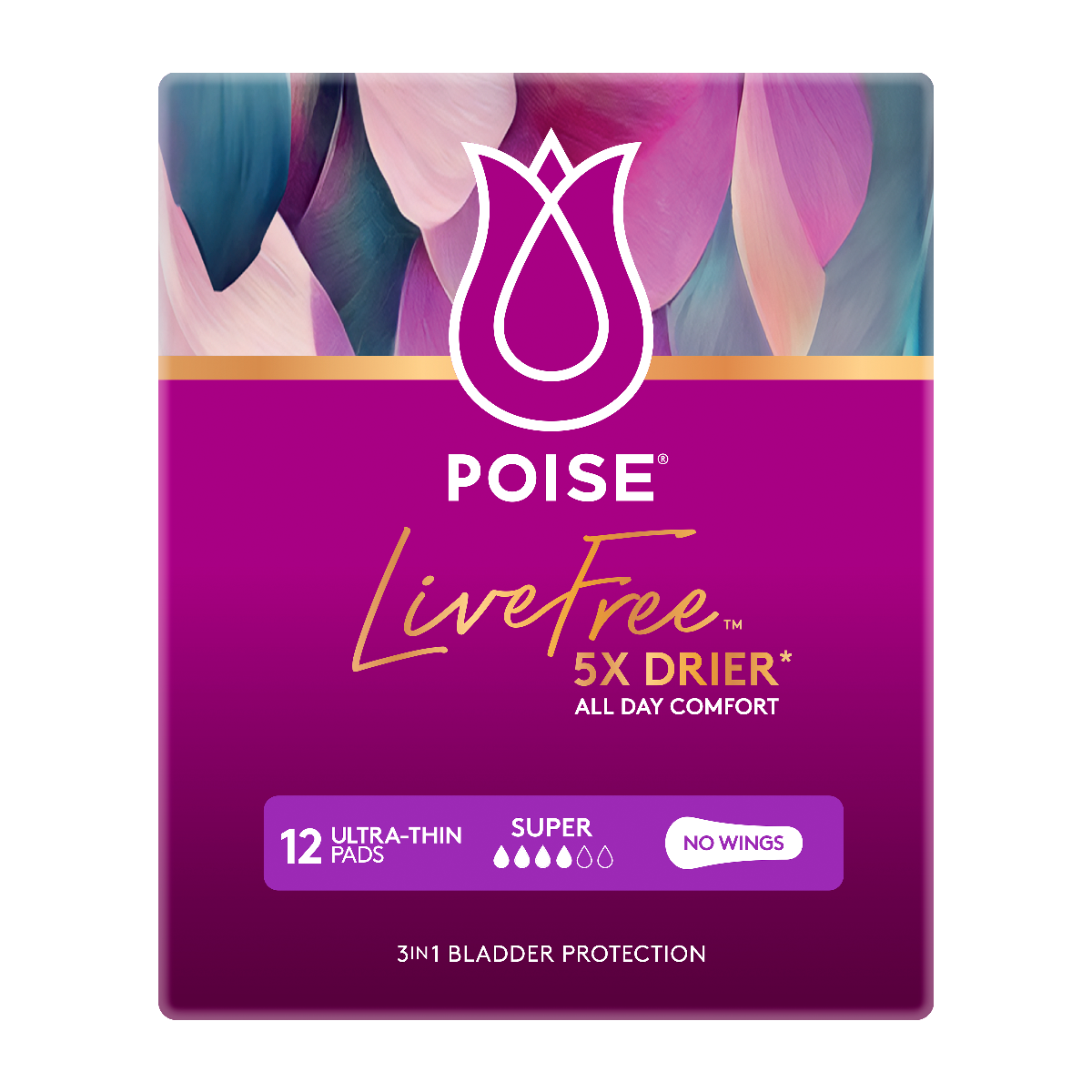 Poise Active Ultrathin Super Pads 91857