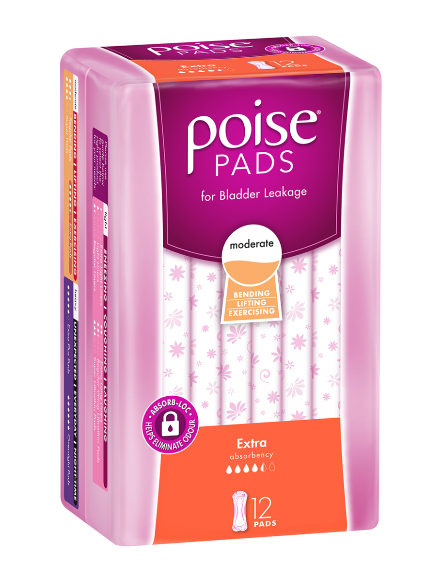 Poise Pads Extra 315x120mm Female 300ml White 91862