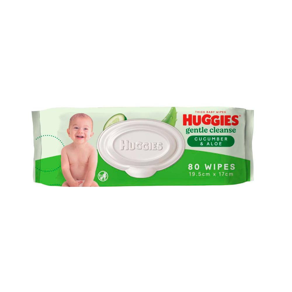 Huggies Baby Wipes 19.5x17cm Refills Cucumber & Aloe 92777