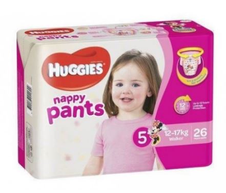 Huggies Nappy Pants - Walker Girl