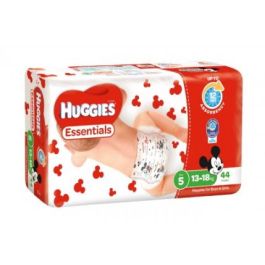 Huggies Essentials Size 5 Walker | 13–18 kg | Carton of 176 nappy carton packaging