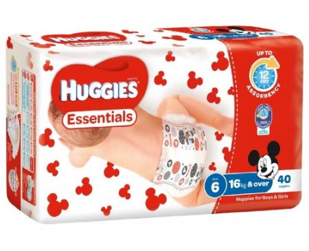 Huggies Nappies Mega Pack - Junior