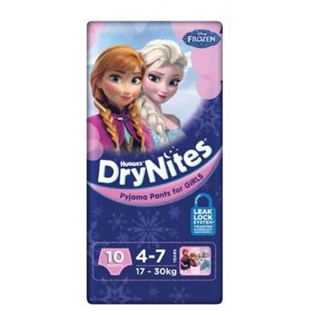 Huggies DryNites Girls Pyjama Pants 4-7 17-30kg 21504