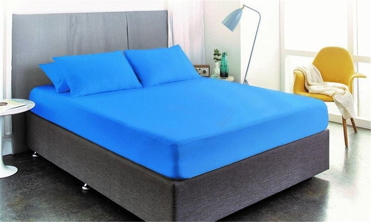Protect-A-Bed Fusion Cobalt Flat Sheet - Double