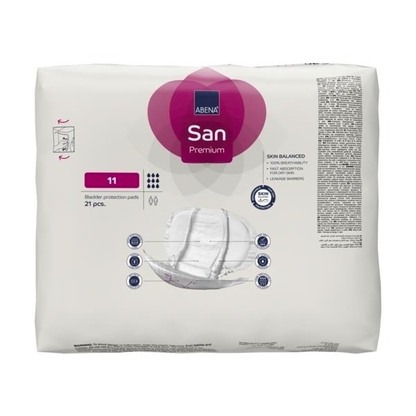 ABENA San 11 Pad 73x37cm 3400ml 9 Drop 1000021313