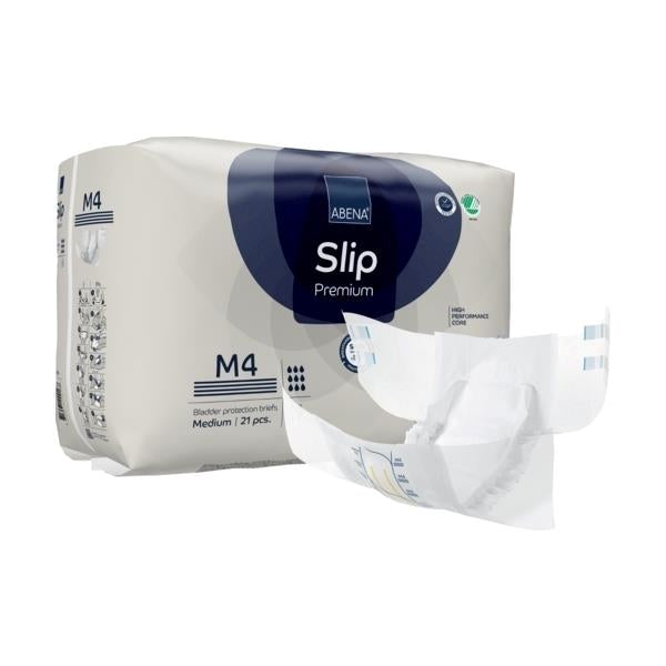 Abena Slip M4 Unisex Briefs Medium 70-110cm 9 Drops 3600ml 1000021287