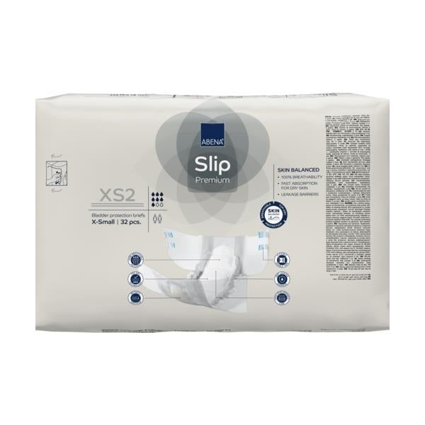 Abena Slip XS2 Unisex Briefs Extra Small 50-60cm 7 Drops 1400ml 1000021280