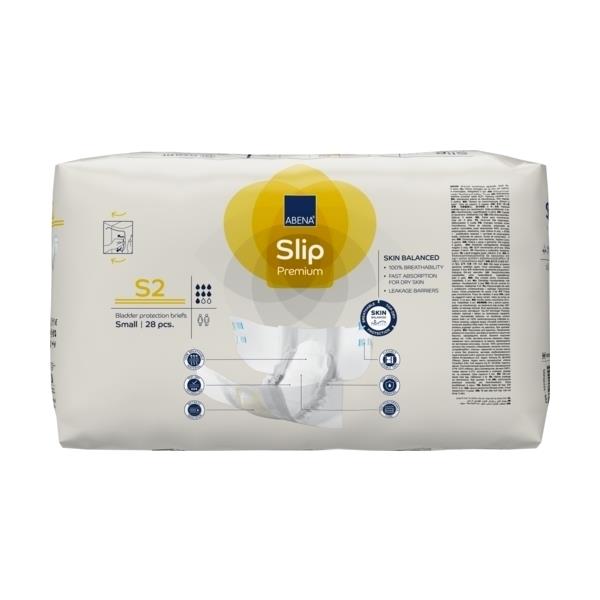 Abena Slip S2 Unisex Briefs Small 60-85cm 7 Drops 1800ml 1000021281