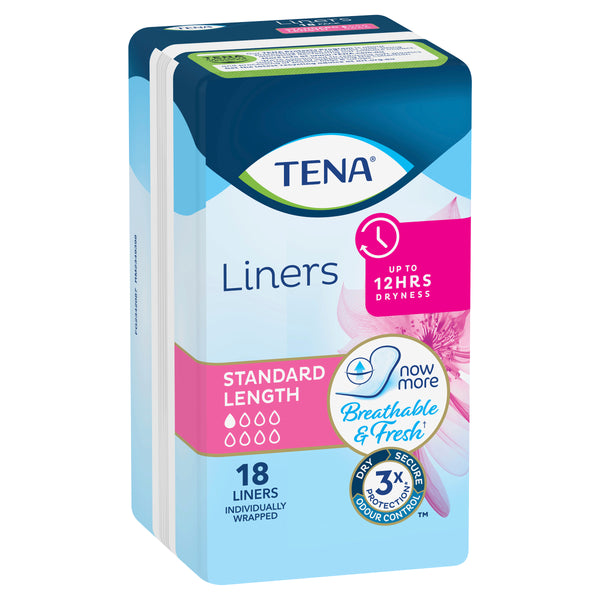 Tena Liners Standard Length 175x75mm 1 Drop 25ml 2342087
