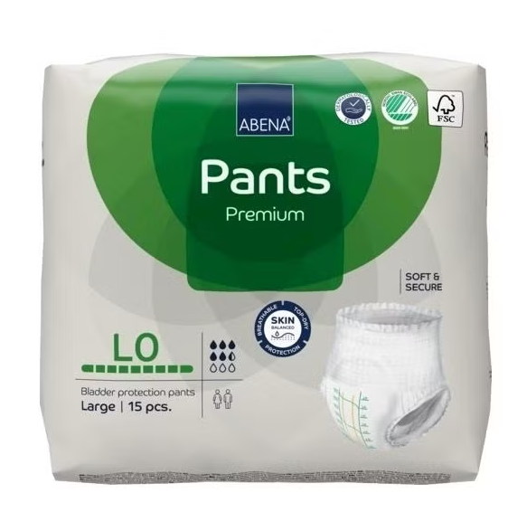 Abena Pants L0 Large 100-145cm 1100ml Green Stripe SA1000021321