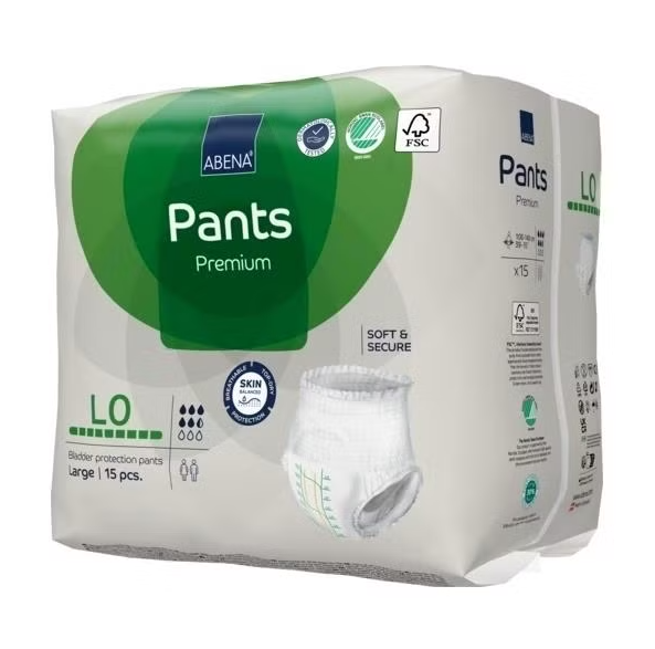 Abena Pants L0 Large 100-145cm 1100ml Green Stripe SA1000021321