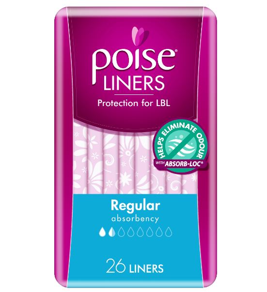 Poise Liners Regular for Women 91853