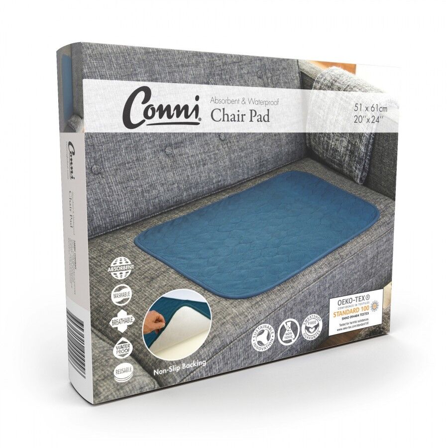 Conni Chair Pad Large 51x61cm 800ml -Teal Blue  CCD-051061-25-1TB