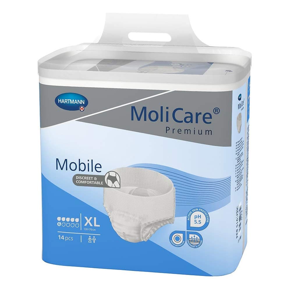 Molicare Premium Mobile 6 Drops Unisex Pants X-Large 130-170cm 2140 915834