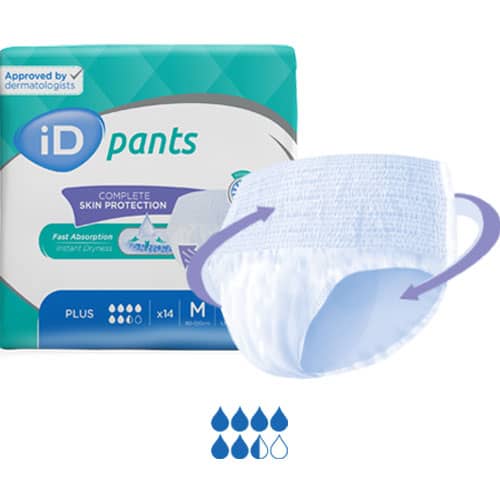 iD Pants Plus Unisex Medium 80-120cm 1375ml IDS62221114