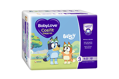 Current BabyLove Cosifit 3 Crawler size reference image (packaging may differ from supplier carton)