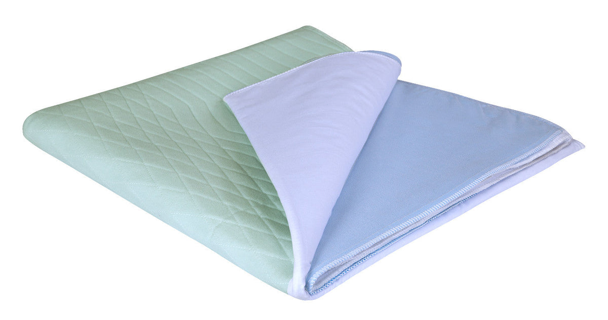 Boss 40 All in One Bed Pad With Wings Double 90x142m 2500ml Aqua Staydry STAYBP40WWDB