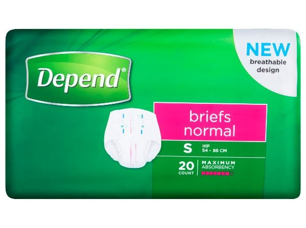 Depend Brief Normal - Small