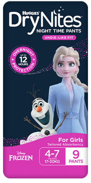 Huggies DryNites Girls Pyjama Pants 4-7 17-30kg 21504