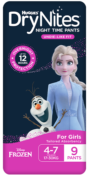 Huggies DryNites Girls Pyjama Pants 4-7 17-30kg 21504