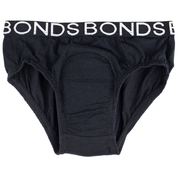 Minappi Bonds Cotton Hipster With 100ml Pad Girl 2-16 Years Black
