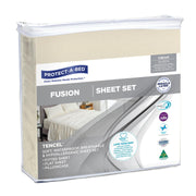 Protect-a-Bed Fusion Waterproof Sheet 2000ml Set Cream F0106QUEK