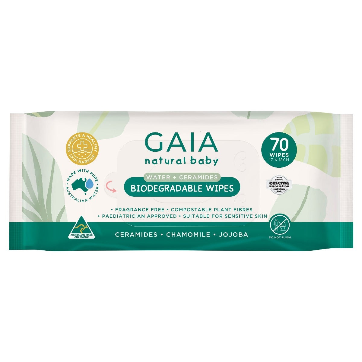 Gaia Bamboo 15x20cm Baby Wipes  4695 GAIA