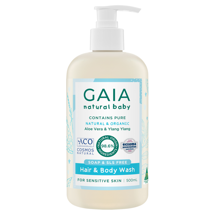 Gaia Natural Baby Hair & Body Wash 500ml 4717-SRT