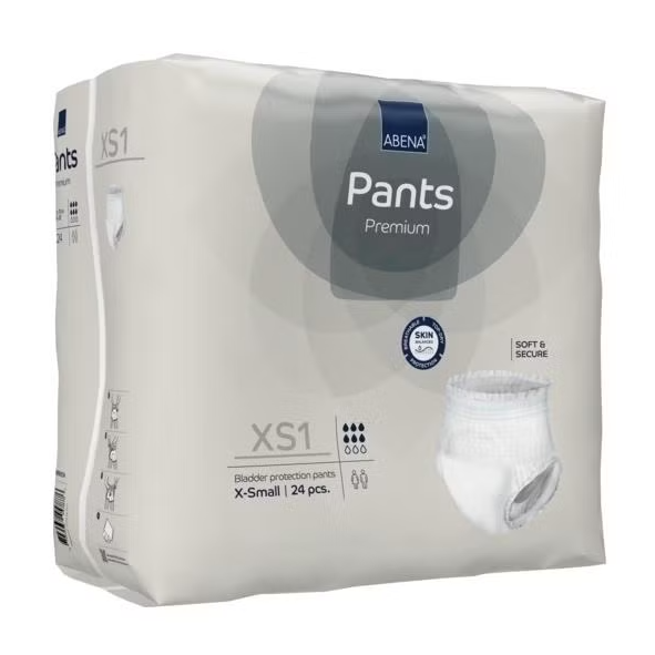 Abena Pants Pull-Ups XS1 Grey Extra Small 45-70cm 1400ml SA1999905354