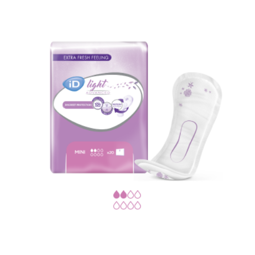 ID Light Shaped Pad Mini Women 170ml 5121020201