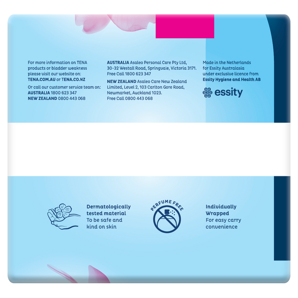 Tena Pads Instadry Unisex Long Length 124x338mm 5.5 Drops 420ml 760860