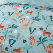 Staydry Kids Quilt Cover Set Jungle Explorer Single Bed STAYKIDSJESB