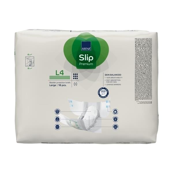 Abena Slip L4 Unisex Briefs Large 100-150cm 9 Drops 4000ml 1000021292