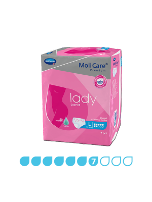 MoliCare Premium Lady Pants 7 Drops packaging