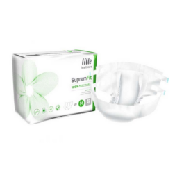 Lille Suprem Fit Maxi Incontinence Briefs packaging and product image