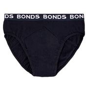 Men's BONDS Hipster with 400ml Incontinence Pad Black Minappi