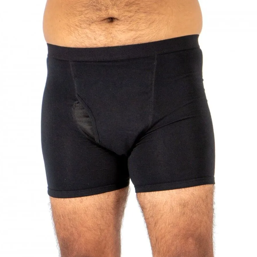 Conni Leak-Proof Men's Kalven Underwear Black 81cm-113cm
