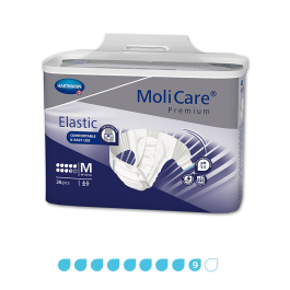 MoliCare Premium Elastic 9 Drops Incontinence Briefs product image