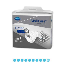 MoliCare Premium Elastic 10 Drops Incontinence Briefs product image
